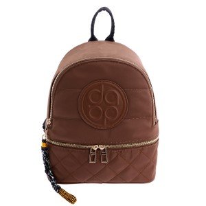 MOCHILA CASTAÑA Y DORADA - DON ALGODON 0MI2943306
